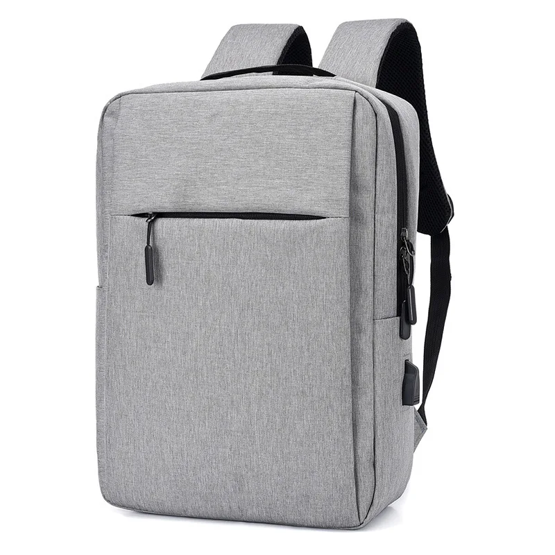 Unisex Large Capacity USB Laptop Backpack Waterproof Oxford Material Business Travel Bag with USB Charging Port
