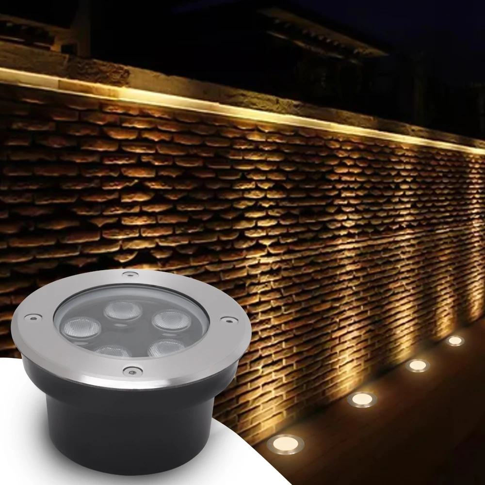 IP65 Напольный СВЕТОДИОДНЫЙ светильник из нержавеющей стали Подземный ступенчатый прожектор для наружного садового декора подземный свет