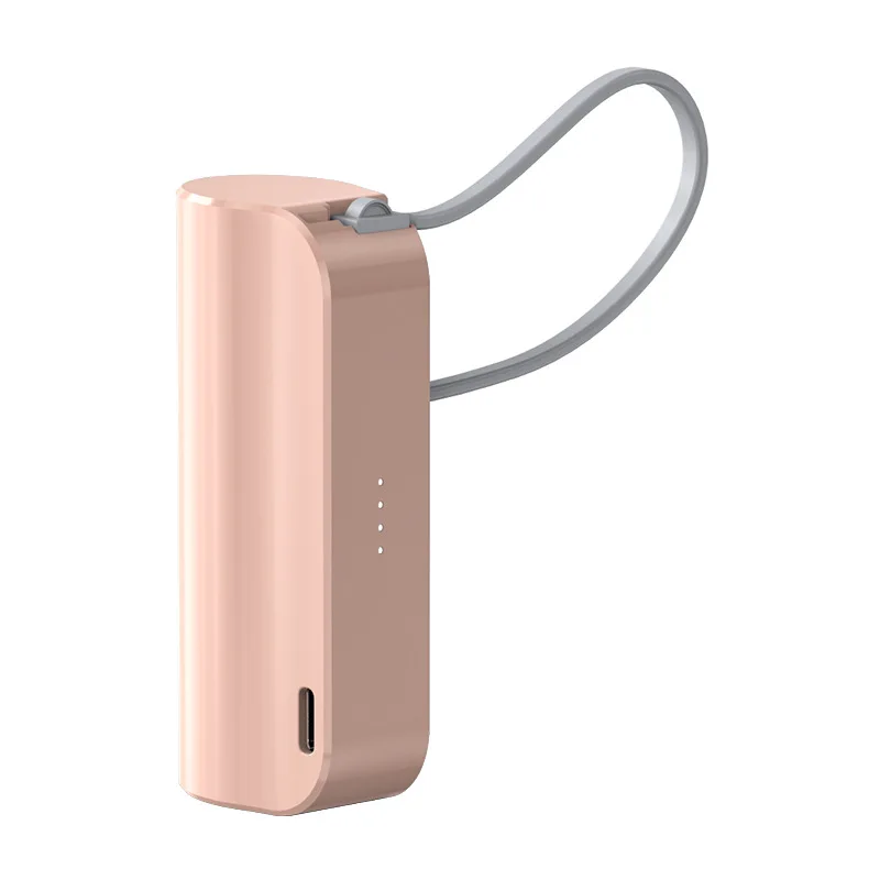 2023 Latest Portable Charger 5000mah Capsule Mini Power Bank Power Banks