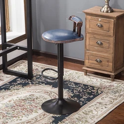 Hot Lift bar chairs American rotating bar chair iron chair home coffee shop Bar stools