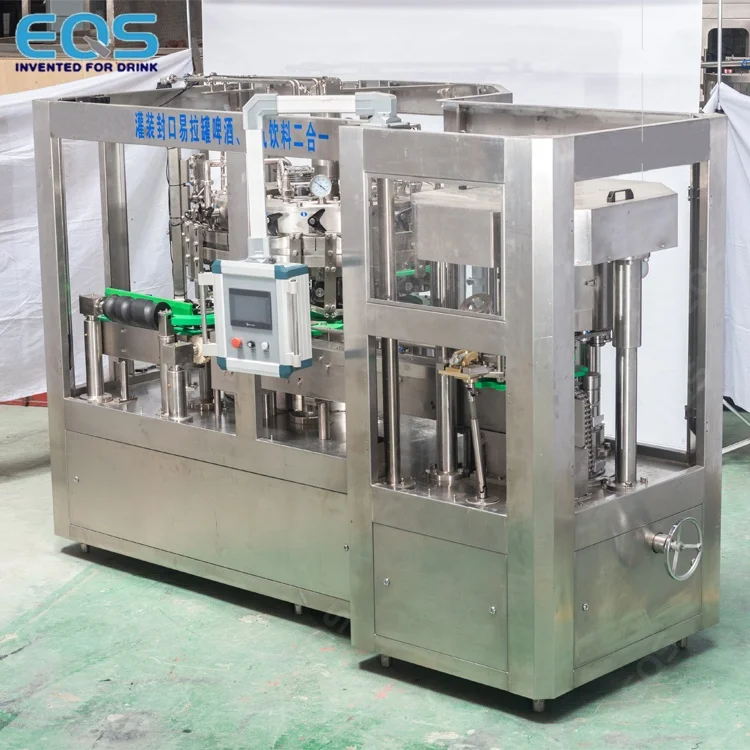 Complete Aluminum Can beer filling machine Canning Line