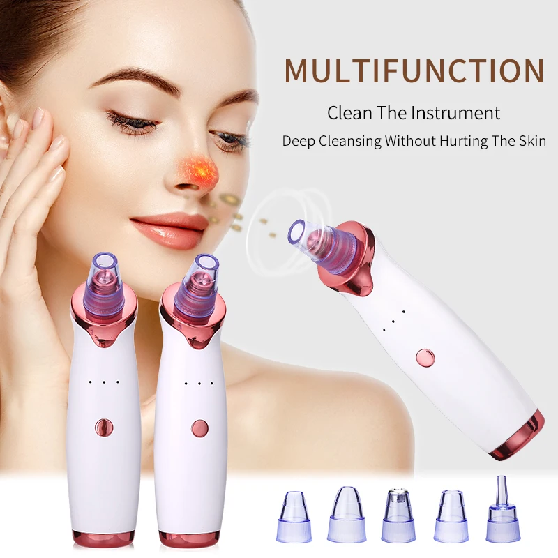 Wholesale Beauty Equipment Electric Nose Pore Cleaner Suction Facial Acne Remover Vacuum Blackhead Remover Tool Kit