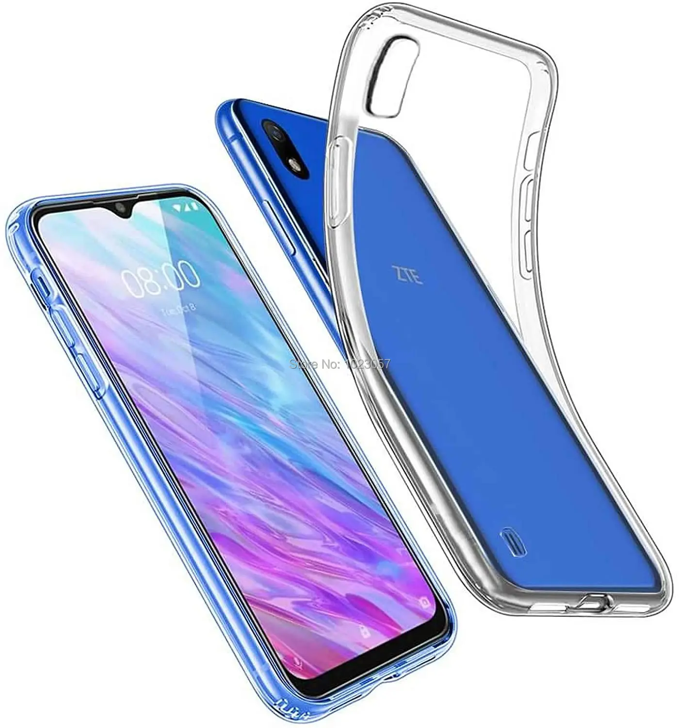 Case For ZTE Blade A3 A5 A7 2020  Ultra Thin Clear Soft TPU Case Cover Blade A7S A71 A51 A31 V30 VITA