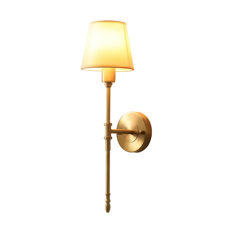 
Vintage Copper Wall Sconce Post Modern Home Hotel Decor Reading Wall Light New Fashion Wall Light Led For Hotel Project 