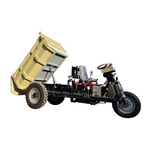 LK270D small dump tricycle, 3-wheel diesel dumper,underground diesel mini dumper truck