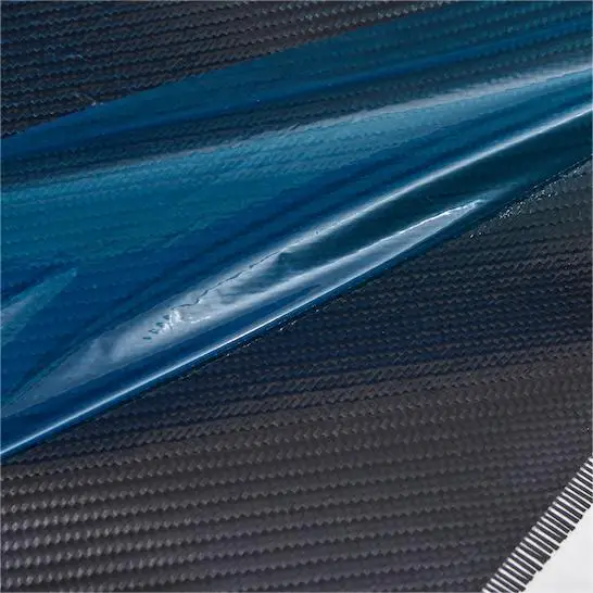 New Wear Resistant Lake Blue Mixed Fabric With 100% Carbon Fiber And Epoxy Resin Carbon Fiber Prepreg