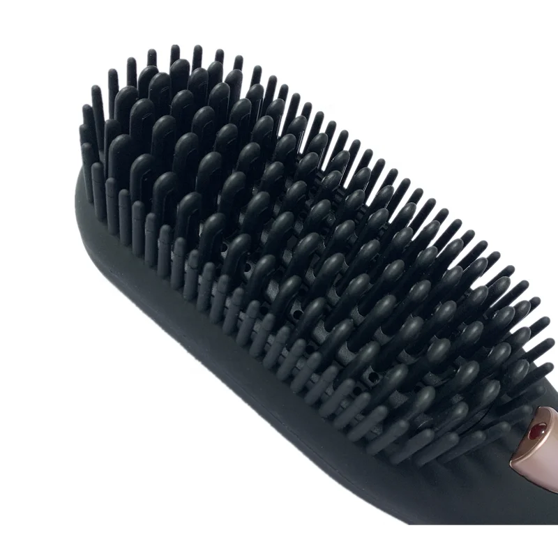 Good Quality Wet Dry Muted Hot Air Massage Dryer Comb 4 in 1 Electric Heating Negative Ion Hair Straightener Brush