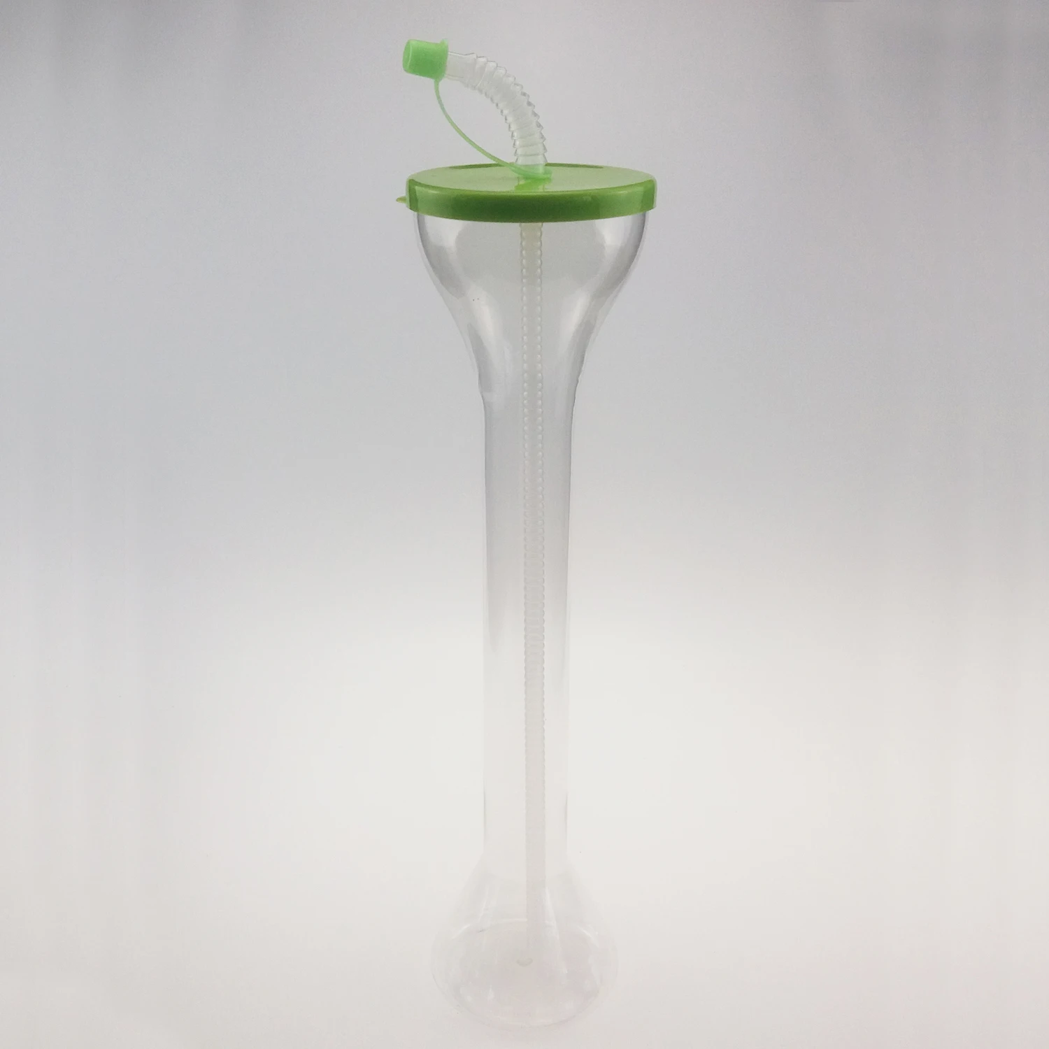 24oz Party Ice Beer Frozen drink Novelty Long Neck Dumbbell Bottle Plastic Slushy Yard Cup