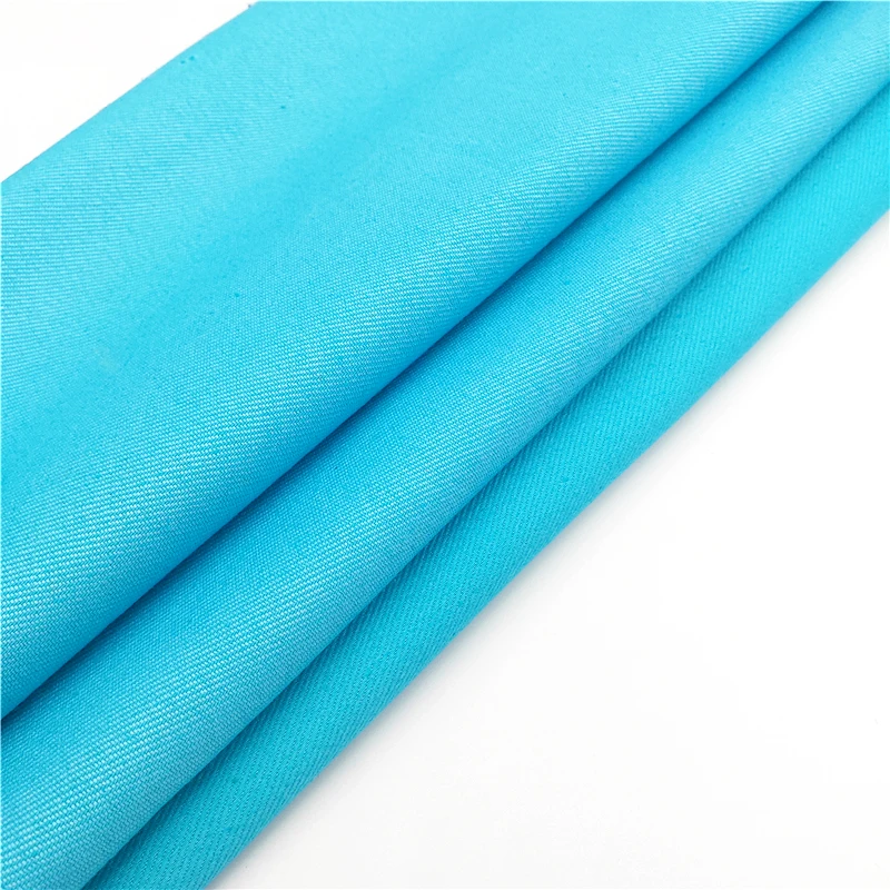 elastic cotton polyester interwoven spandex twill fabric for cloth