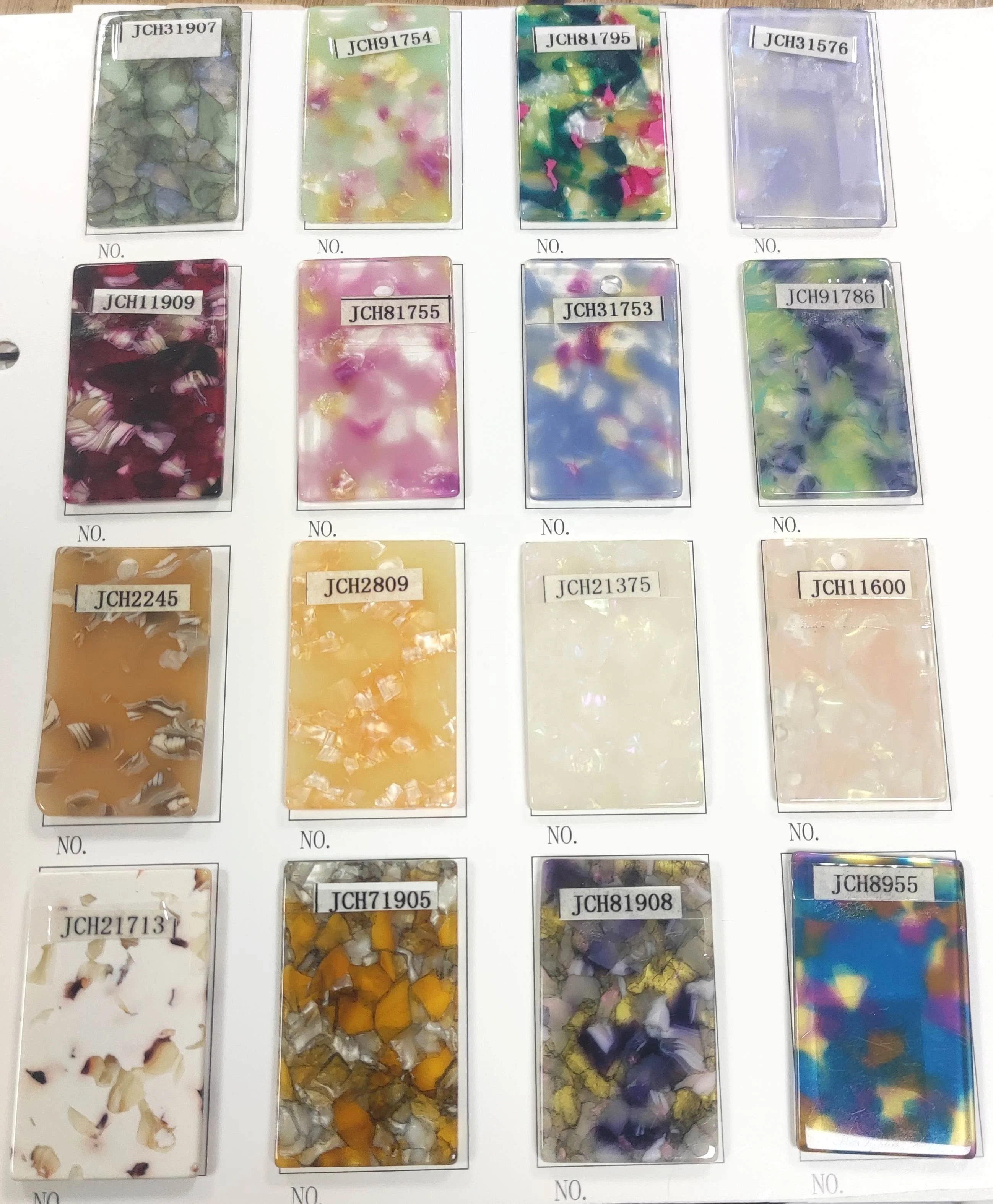 Factory Wholesale Economical Various Cellulose Acetate Sheets for Jewelry Shoes Clothes Hair Accessories Reading Glasses Frames