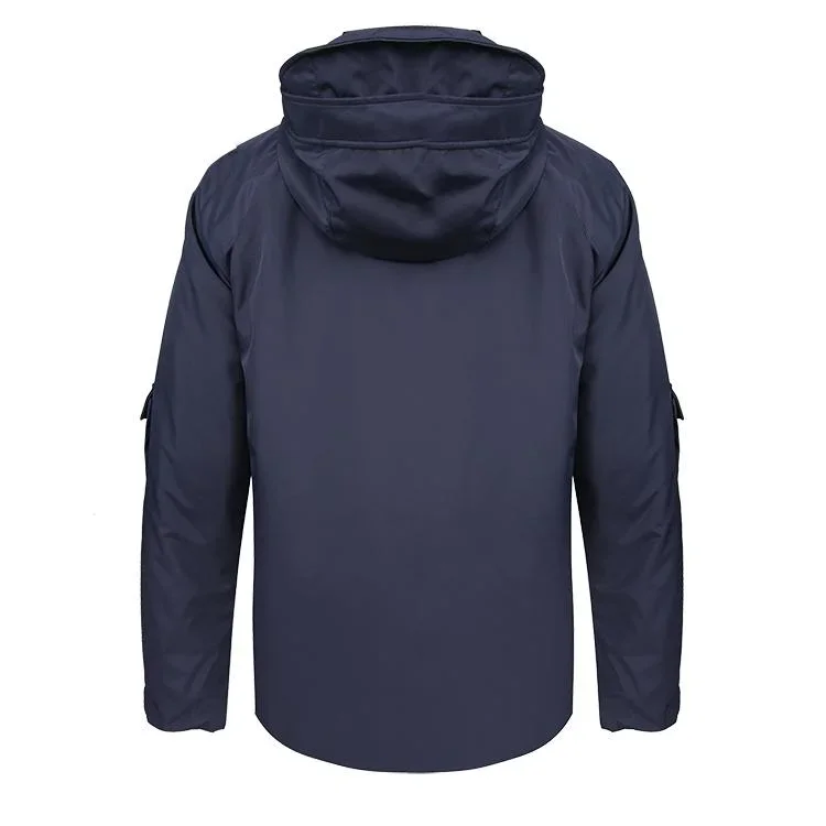 Shell Jacket Shark Skin Jacket Tactical Waterproof Windproof Jacket Hooded Polyester