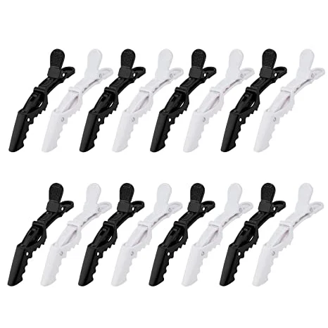 Hot-selling Factory Price Plastic Gator Clip Salon Hair Styling Tools Crocodile Hair Clips Professional Alligator Clips For Hair