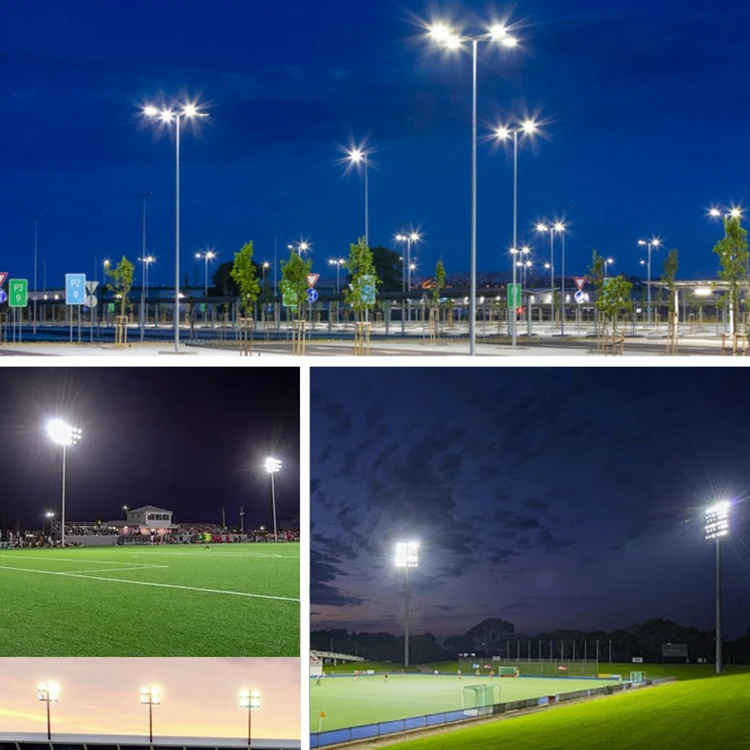Led Stadium Light High Lumen Stadium Light 1000w For Football Field High Mast Lighting Column