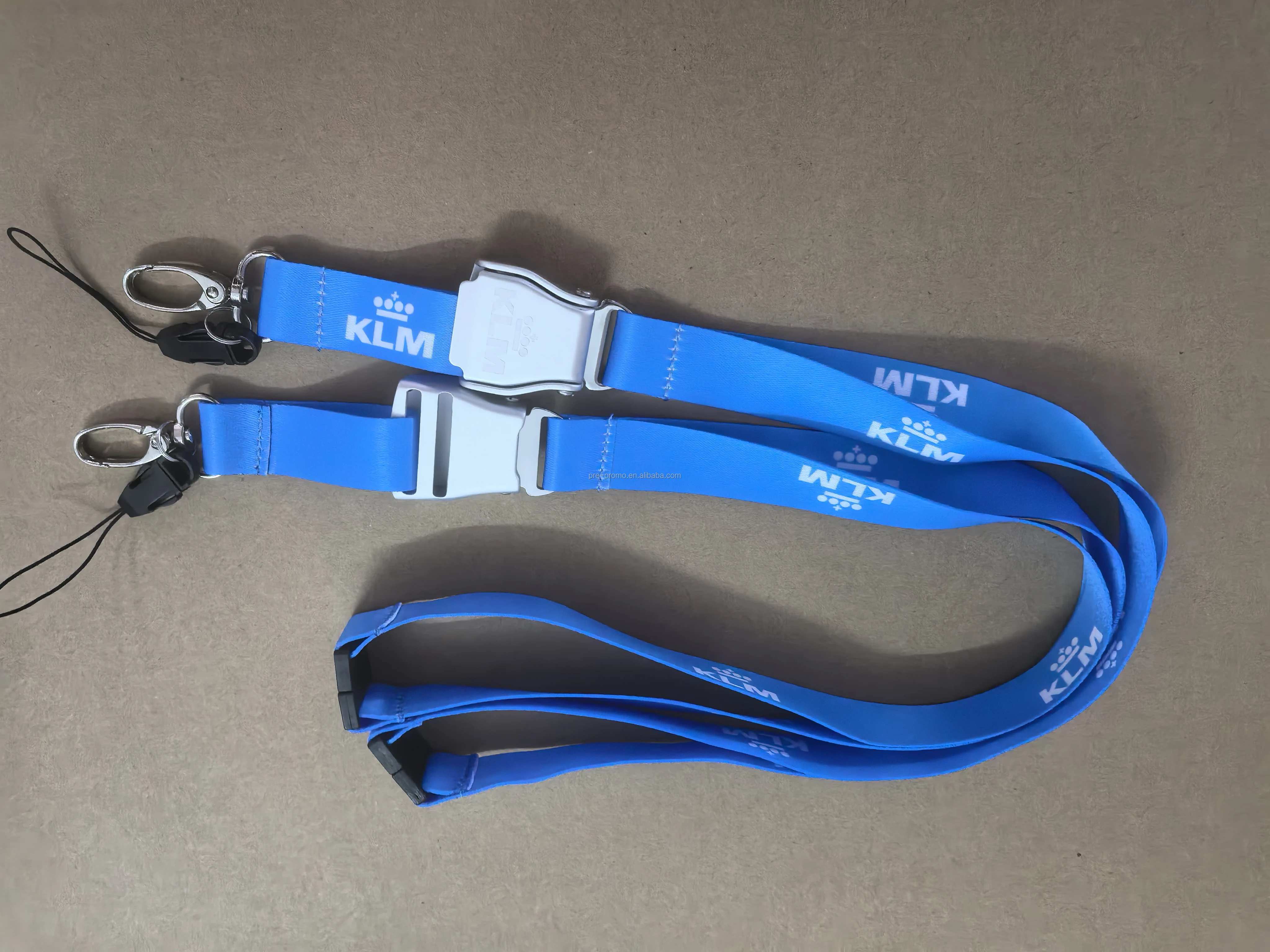 Custom Wholesale 20mm Aircraft Aviation Lanyard With Detachable Airplane Aluminium Seat Belt Buckle