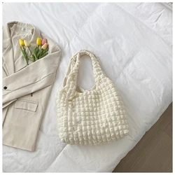 Factory Summer 2023 New Summer Women Simple Handbag Cloud Puff Flower Shoulder Bag