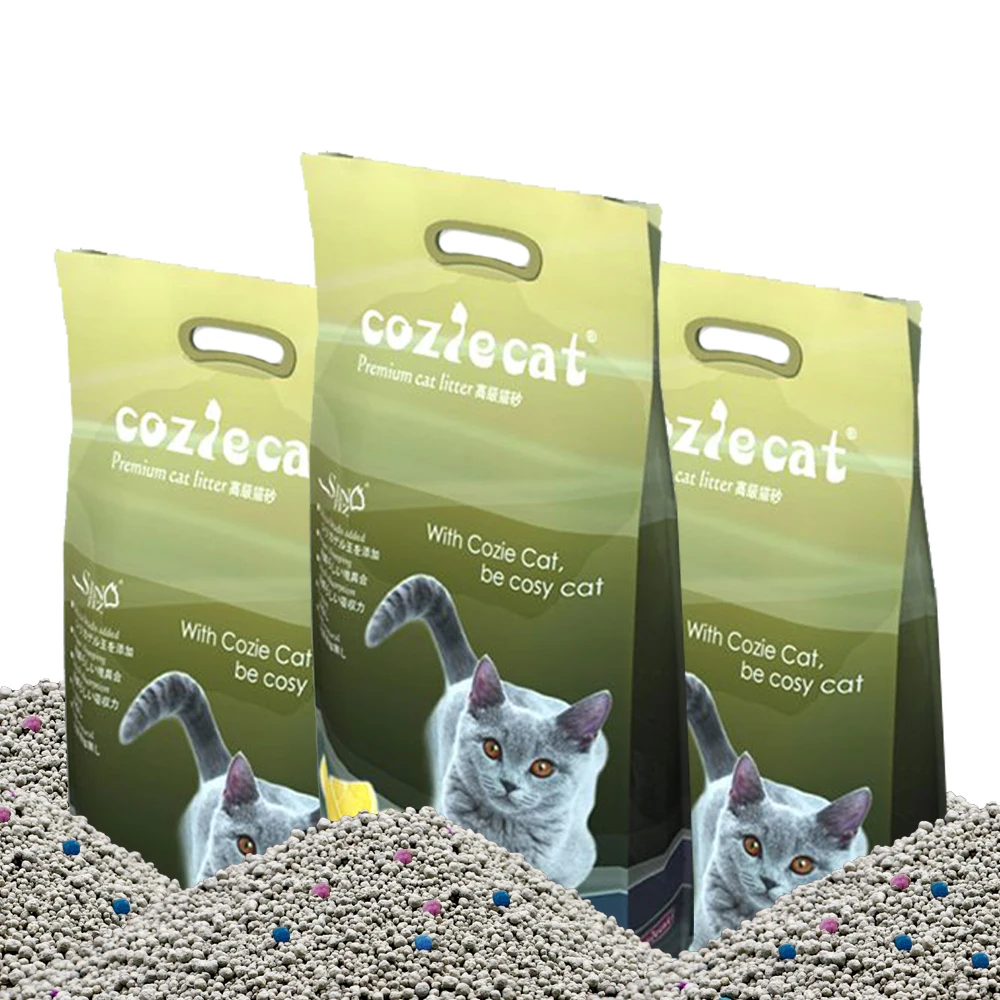 OEM/ODM Manufacturers Natural Cat Sand Odour Lock Strong Dust Free Clumping Premium Bentonite Cat Litter Sand