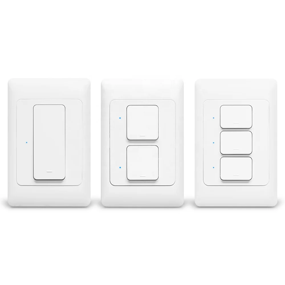 Умный дом без нейтрального переключателя Zigbee, переключатель с нейтральным проводом и без нейтрального провода, умное управление, переключатель света