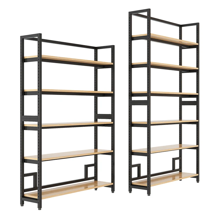 Factory Direct Furniture Bookcase Industrial Style Divided Bookshelf For Home
