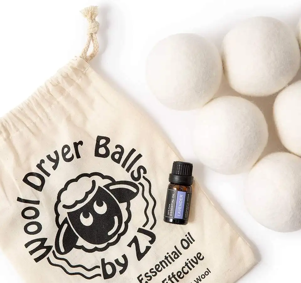Best Selling Products 2025 New Trending in USA private label Organic Wool Dryer Balls for Laundry Washing Machine