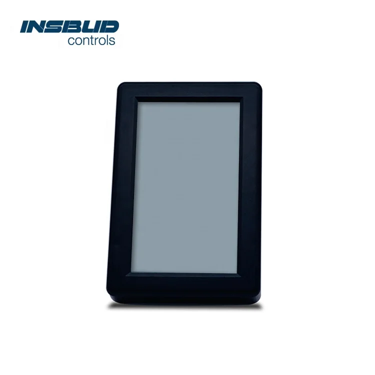 Electronic programmable touch screen thermostat for heating element