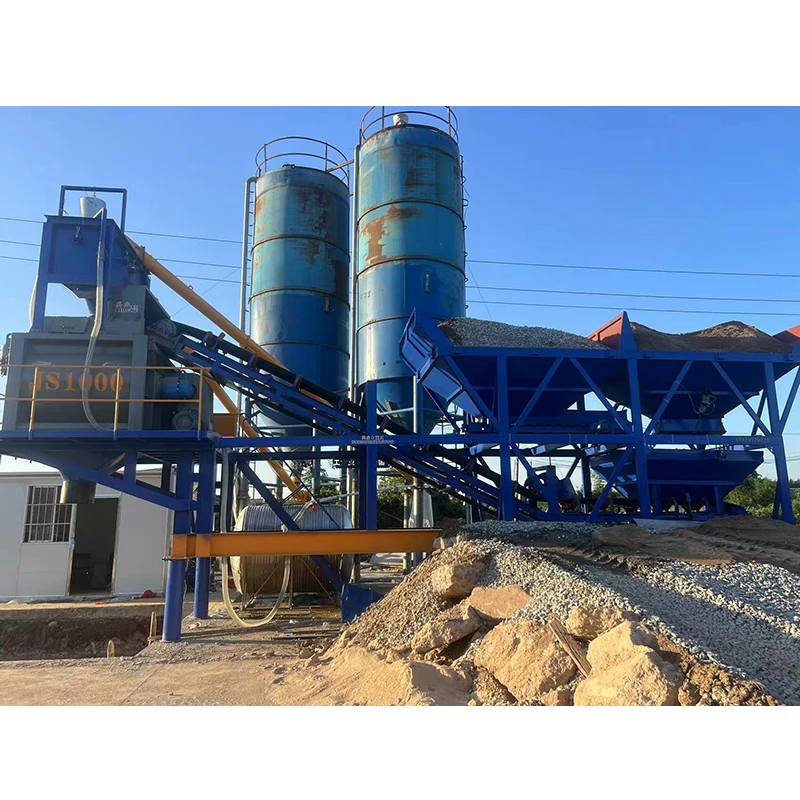 JS1000/HZS60 Mobile Concrete Batching Plant - 60m³ Capacity, Automatic Control, High Precision, Attractive Price