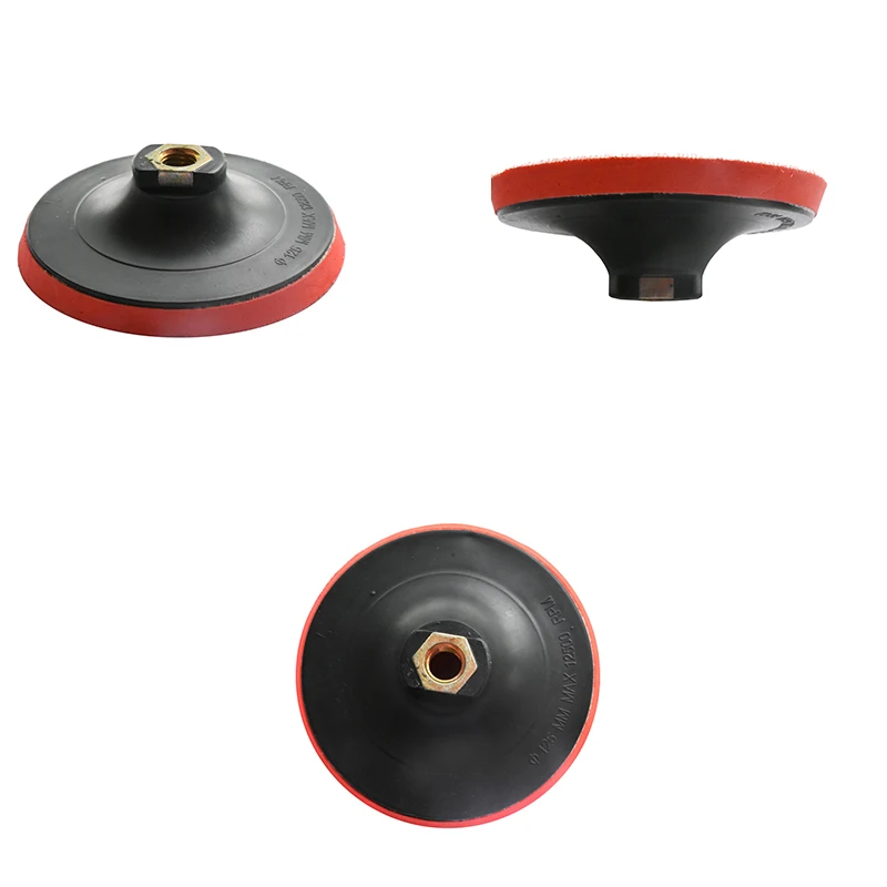 round hook and loop backing pad car polishing pads used with sanding discs