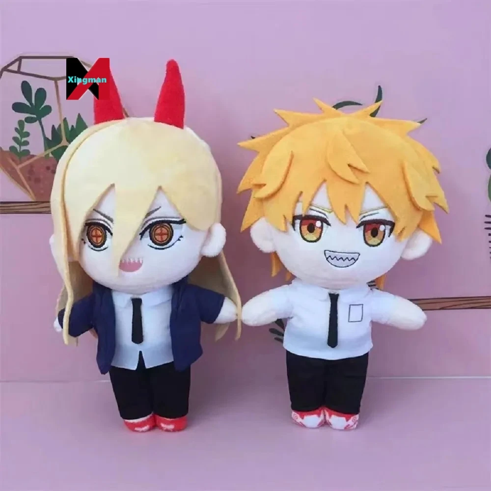 2023 NEW Chainsaw Man Makima Quanxi Denji Power Cute Anime plush stuffed animal toys Doll Kids Gift
