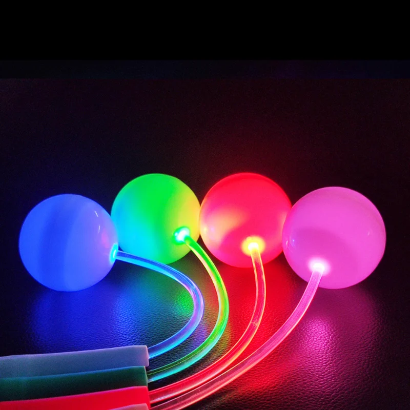 Interesting  Adjustable  LED cordless jump rope multicolor Jump Skipping Ropes