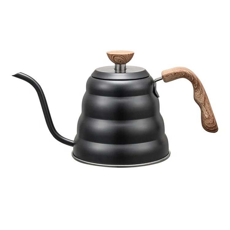 Pour Over Coffee Kettle 40 oz, Stainless Steel, Gooseneck Coffee and Tea Kettle with Thermometer and Ergonomic Handle