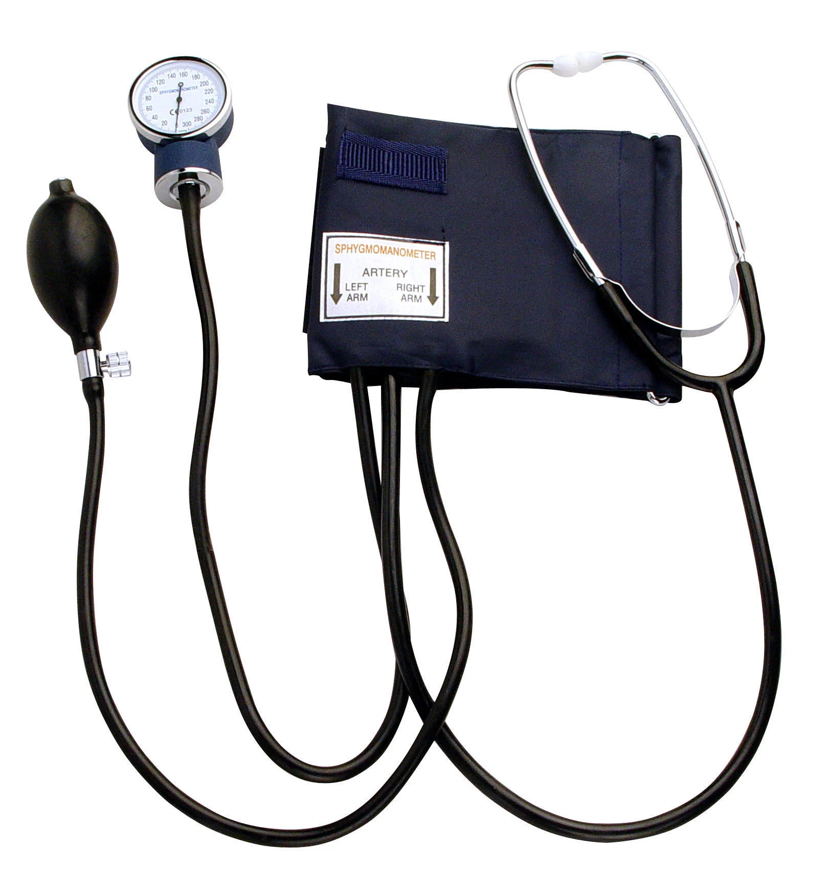 Manufacturers direct medical home blood pressure meter with multi-functional stethoscope