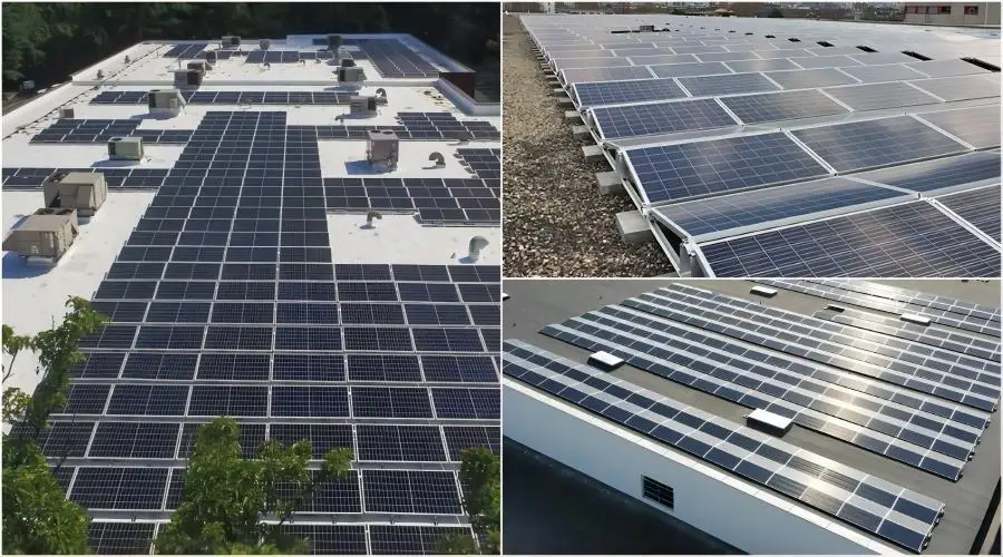Оптовая продажа система балласта солнечной панели плоская крыша East West монтажные двойные наклонные солнечные кронштейны
