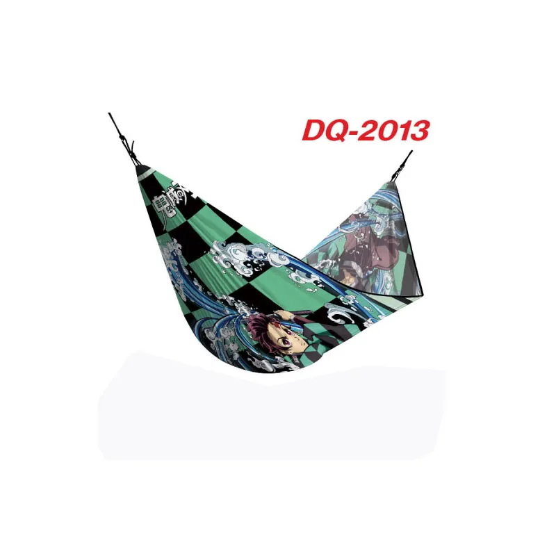 10 Styles Demon Slayer: Kimetsu no Yaiba Cartoon Special Reinforced Polyester Straps 5 Ring High Load-Bearing Outdoor Hammock