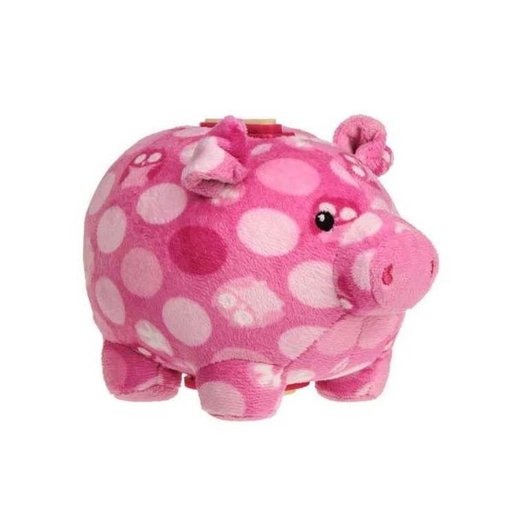 Plush Toy Little Pig Bank for Children 3