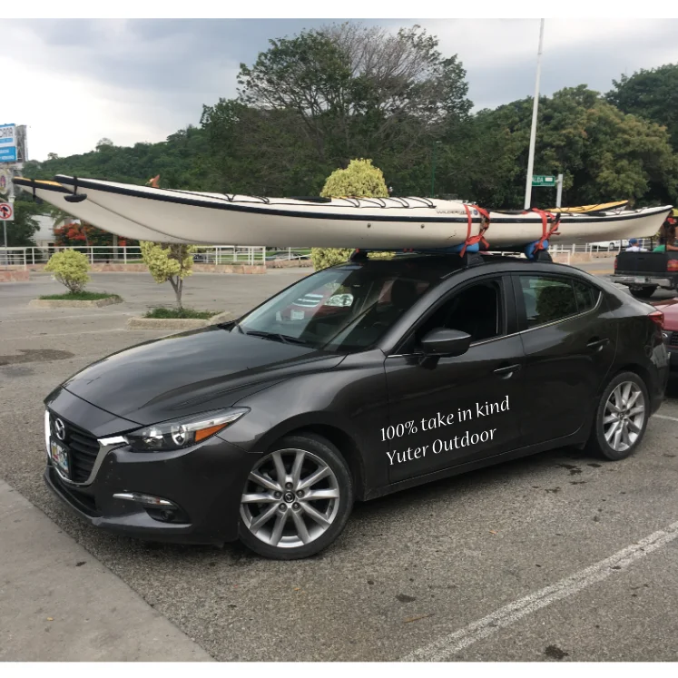 
Aluminium Aerodynamic Design Auto Cross Bar Roof Rack mount on fix point for bike canoe kayak luggage ski 