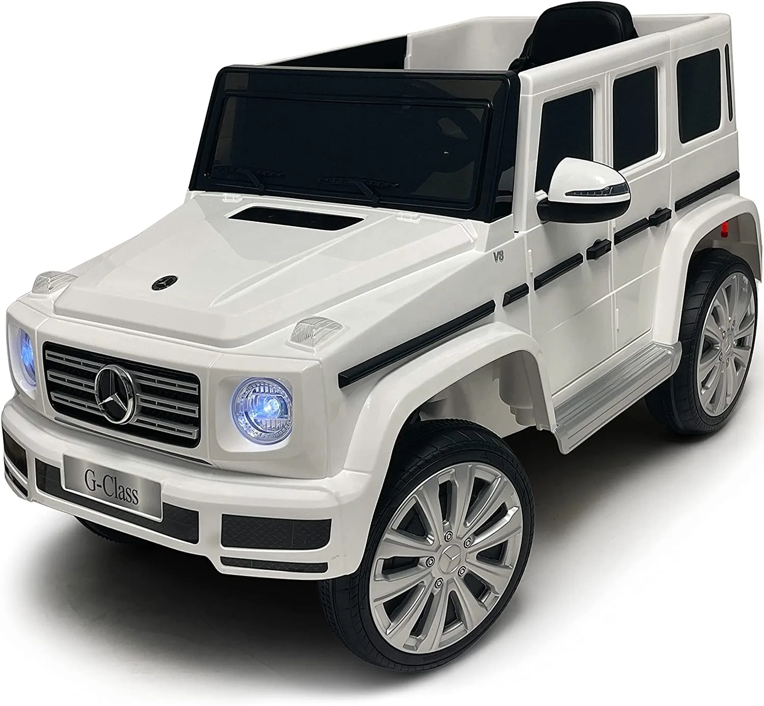 Новейший лицензированный дешевый Электрический автомобиль Benz G500 12 В 2 мощных мотора дистанционное управление детский внедорожник для продажи