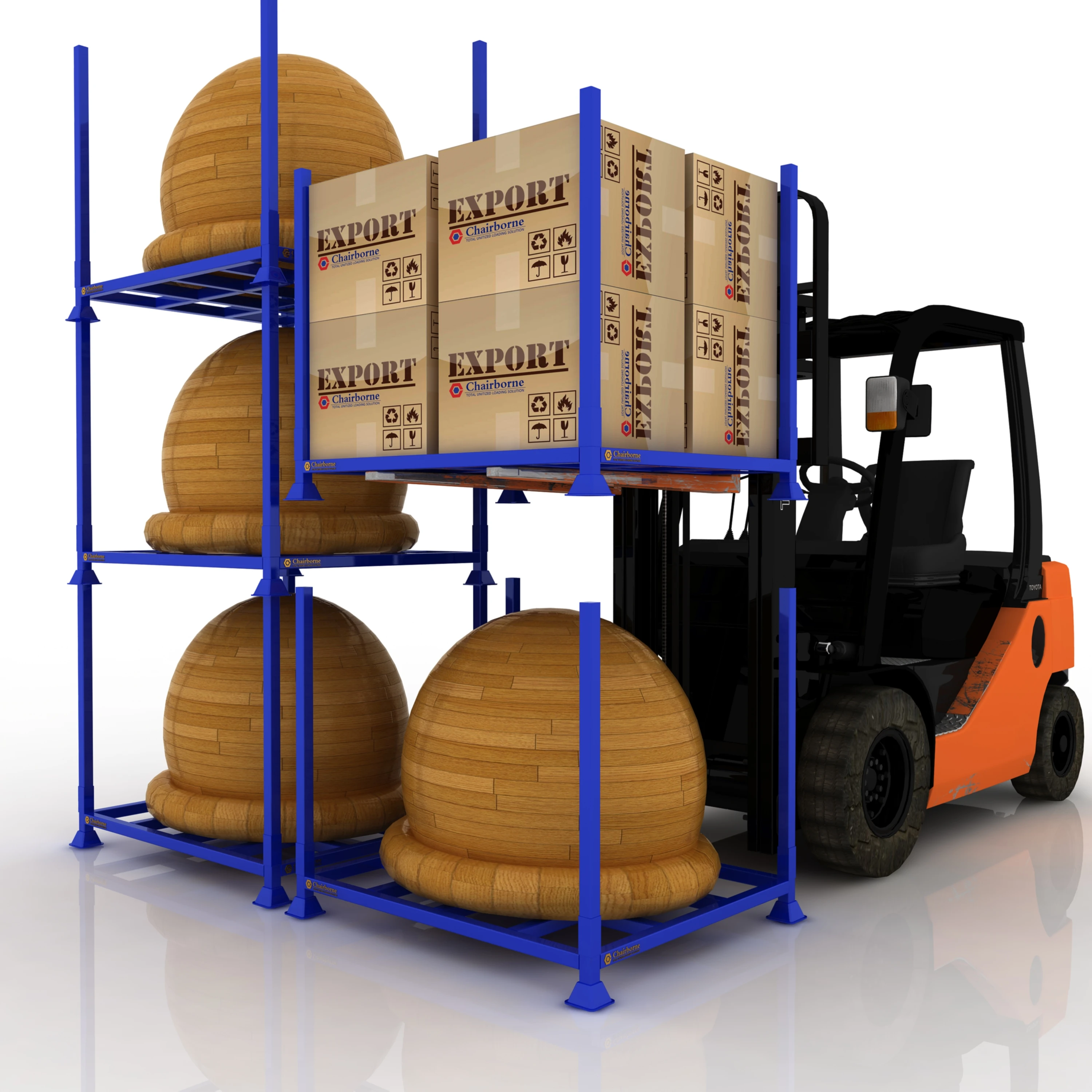 Heavvy Duty Industrial Storage rack Metal Portable Steel Racks Pallet Stacking Frames