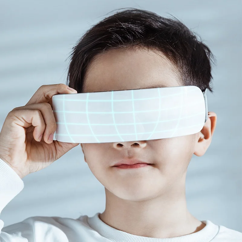 Wireless Electric EMS Tens Pulse Physiotherapy Eye Mask Vibration Eye Massager Vision Training Rechargeable Eye Massager