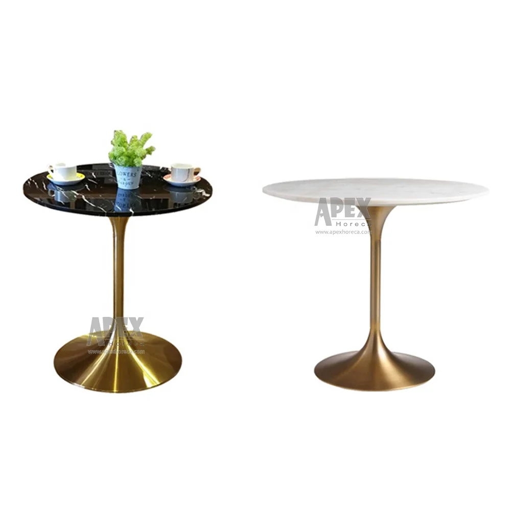 Modern table top premium material slate gold frame sectional stainless steel base coffee table leg