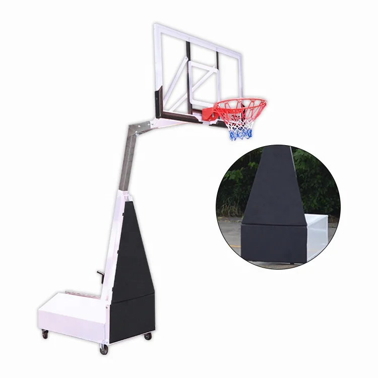 A-G6L 2019 New Professional Adjustable Collapsible Basketball Match Outdoor Portable Basket ball hoop Stand 3.05 Movable System