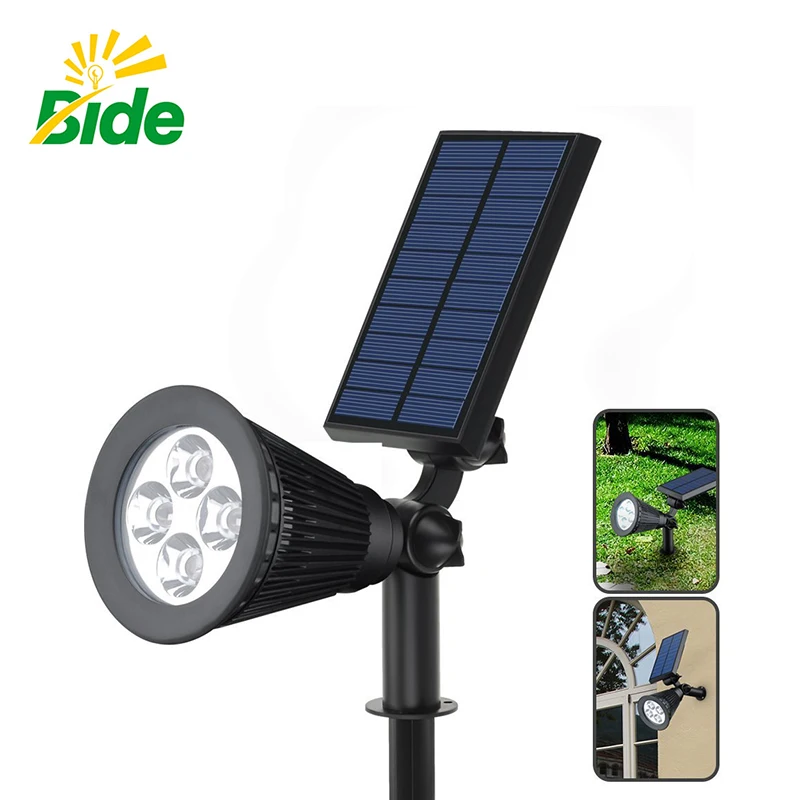 
High Quality Outdoor Solar Power Led Landscape Light Adjustable Spotlight Flood Light for Lawn 