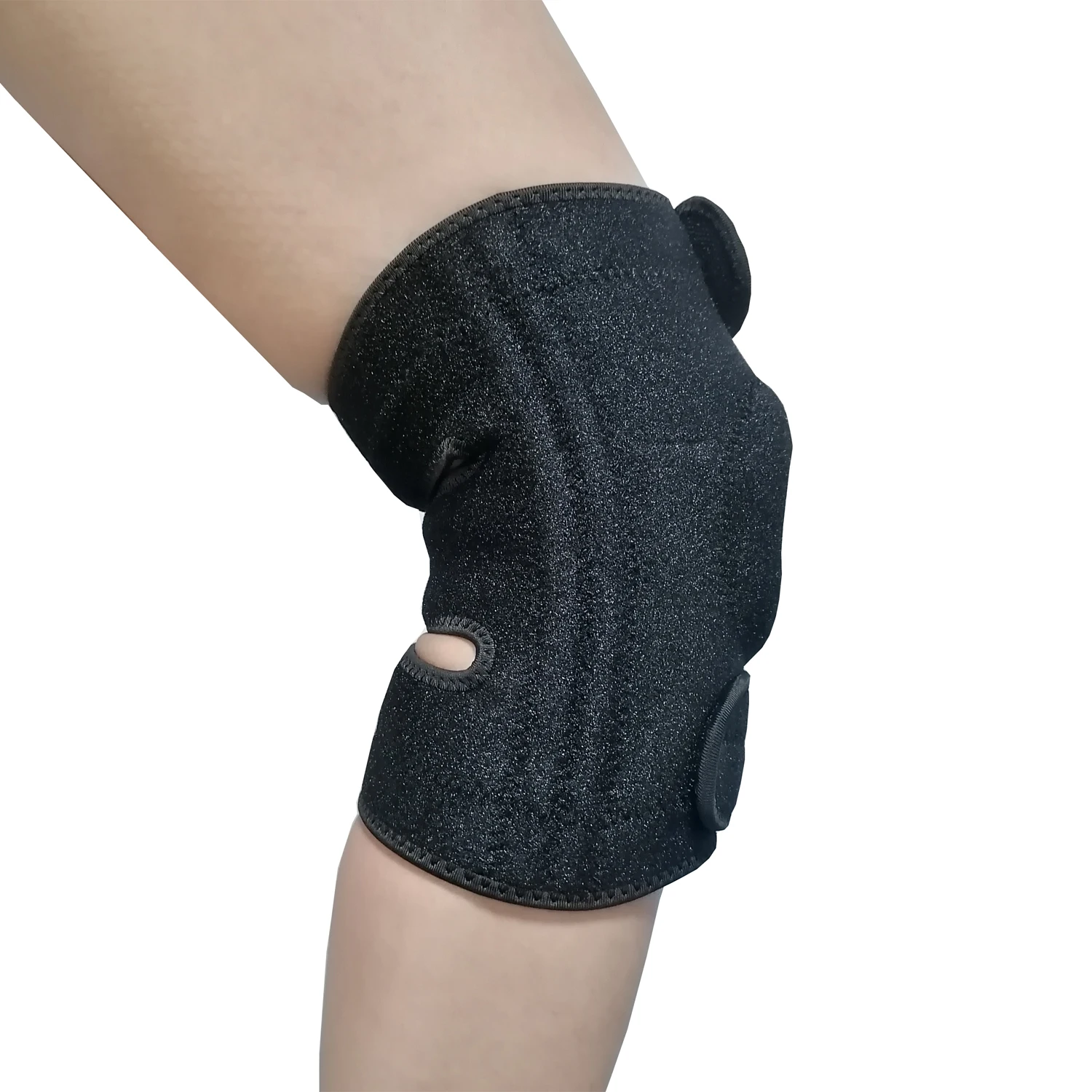 Custom Logo Neoprene Work Sports Gym Volleyball Compression Adjustable Knee Support Brace Strap