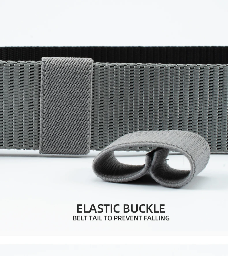 8316 Two-Sided Double Colors Mens War Battle M Canvas Gunbelt Nylon Belt with Quick Release Plastic Buckle