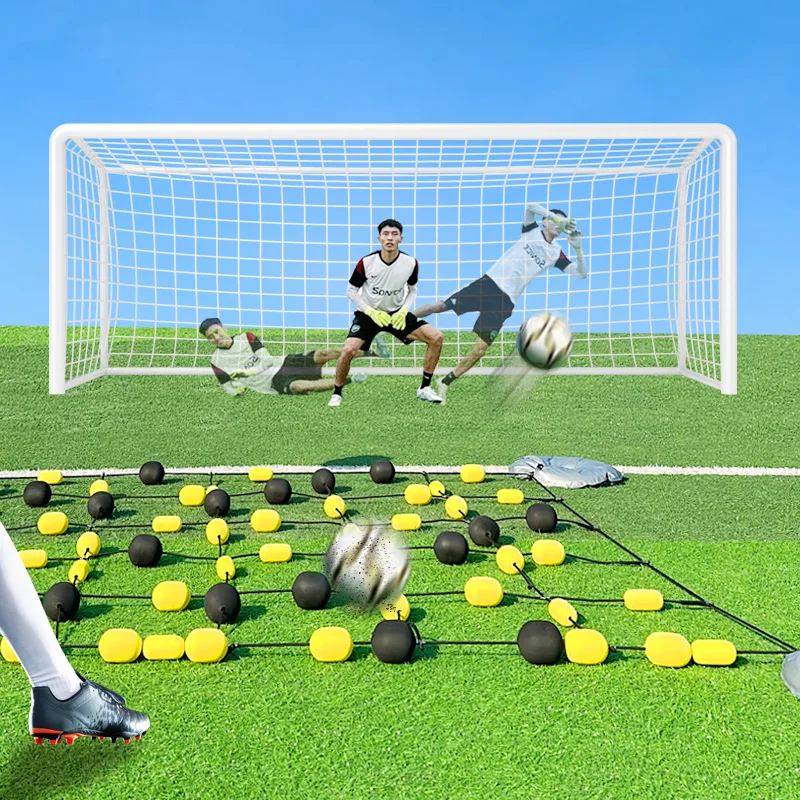 Rebound Net Soccer Players Rebound Chain Outdoor Use training reaction soccer deflector net reactions for goalkeeper training
