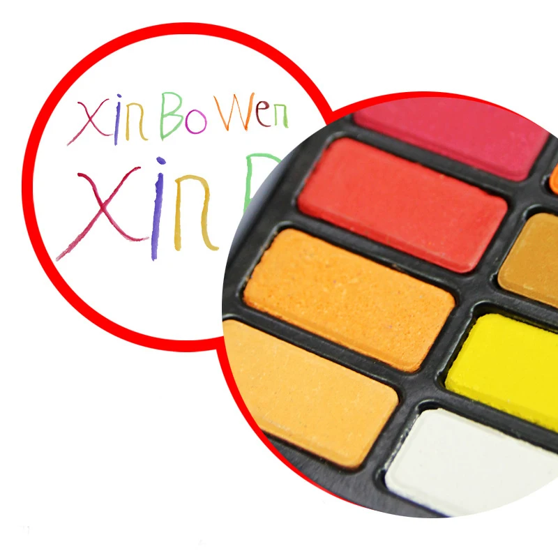  Xinbowen творческой портативный букет невесты детское красное платье железная коробка для хранения 12 видов цветов однотонные картина ручной работы акварель