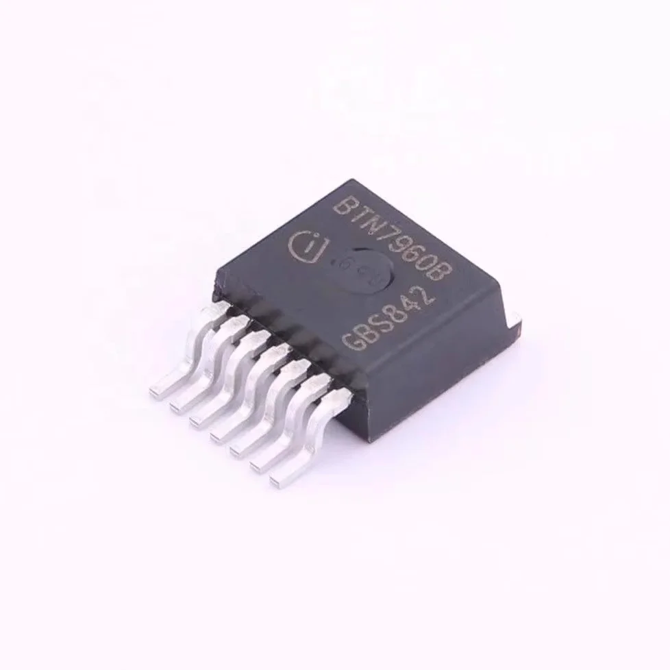 BTN7960 BTN7960B new original Half Bridge Based Peripheral Driver 62A IC Motor Driver TO263-7 electronic components