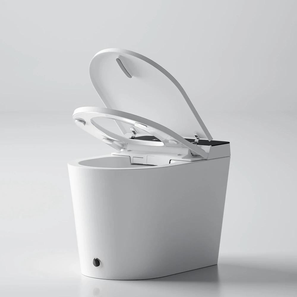 free hand intelligent household smart black fully automatic toilet water