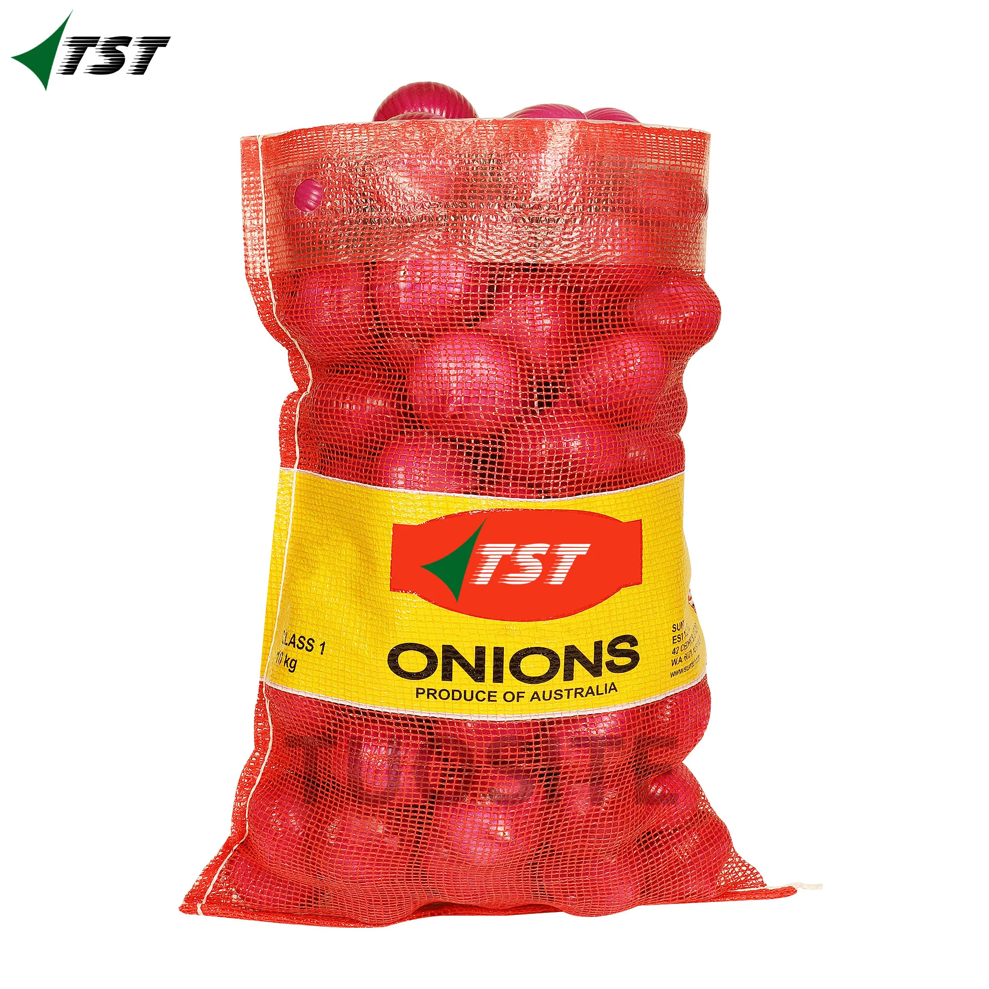 PP Sewing Mesh Bag with Logo  Printing Vegetable Woven Mesh Bag