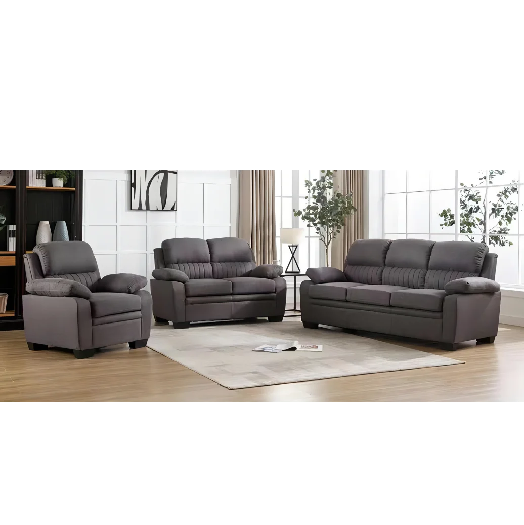 Modern Style Design Sense Simple Fabric Soft Modern Wooden Sofa Living Room Furniture Home Furniture Double Sofa