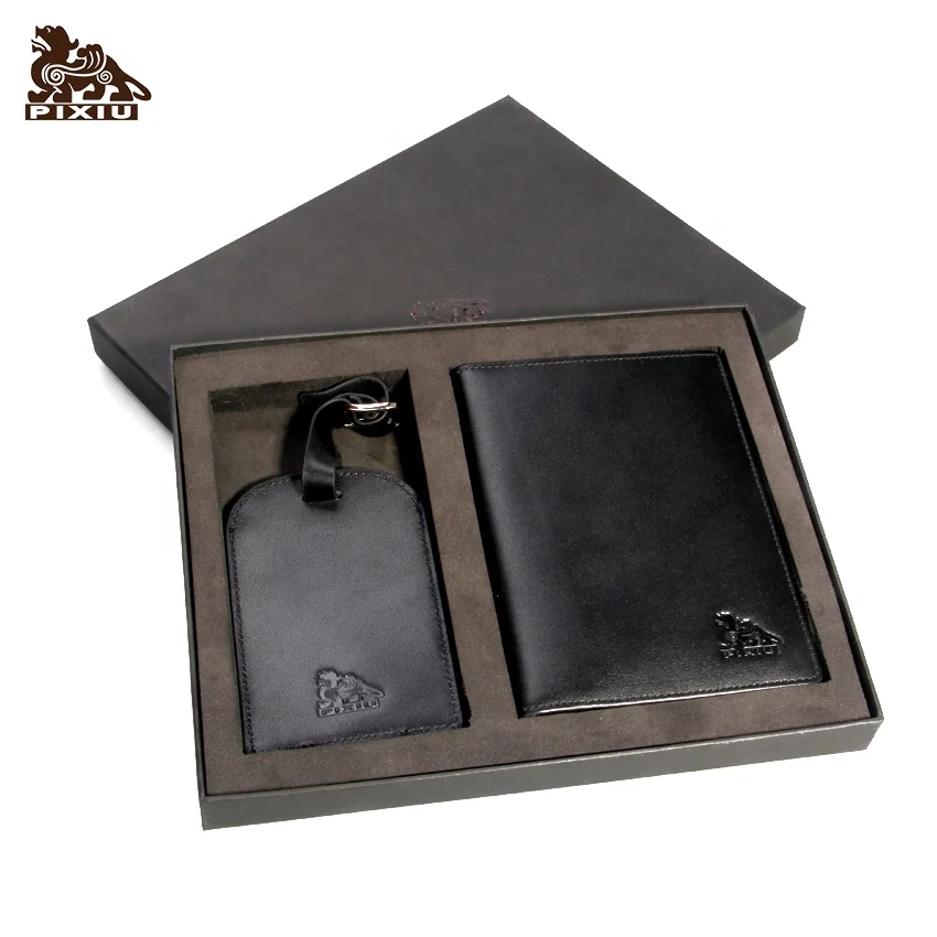 Новая мода пояса из натуральной кожи чемодан бирка и паспорт держатель бумага подарочная коробка