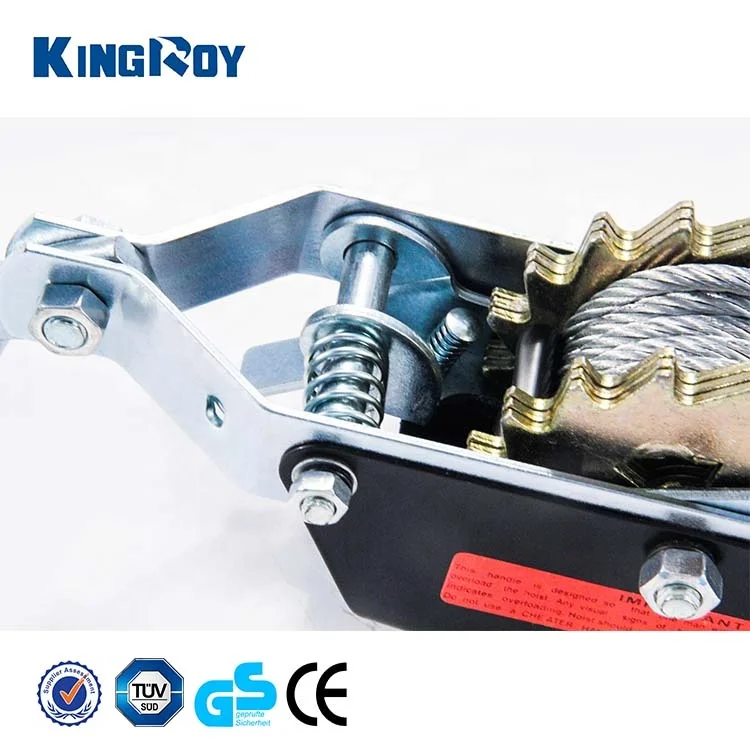 KINGROY 2 5-тонный двухступенчатый стальной трос вытягиватель лебедки